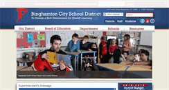 Desktop Screenshot of binghamtonschools.org